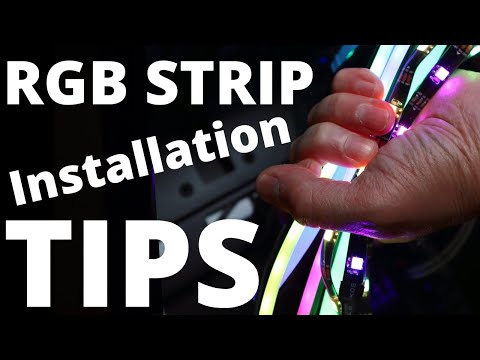 TIPS for Installing RGB Strips - Corsair LS100, Airgoo and COOLO RGB Strips