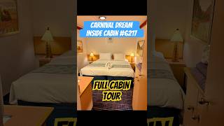 Full Cabin Tour! Carnival Dream Inside Cabin #6217