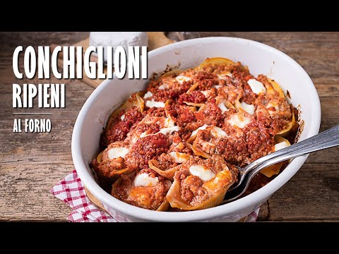 CONCHIGLIONI RIPIENI AL FORNO fatti in casa | Marianna Pascarella