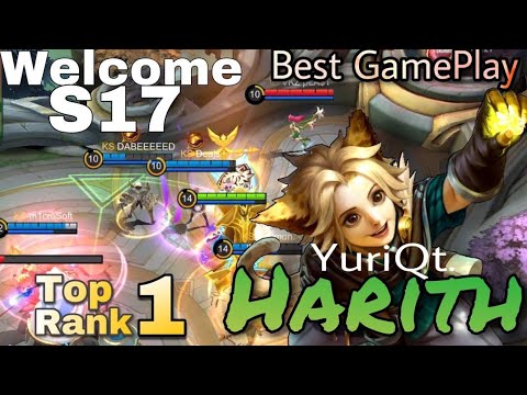 Harith GamePlay 2020 | S17 ,Best Kills, MVP performance | Top Global 1 By YuriQt | Mobile Legends