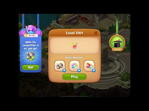 Gardenscapes Level 2164