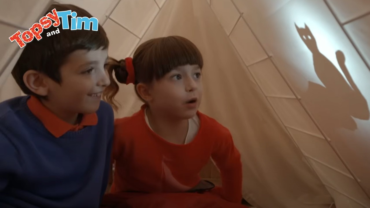 Kapalı çadır | Topsy ve Tim - WildBrain | Çocuk Filmleri
