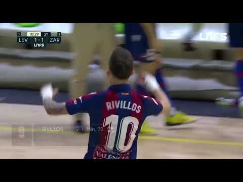 Gol Rivillos (2-1) Levante UD FS - Fútbol Emotion Zaragoza. J26, 1Div. LNFS