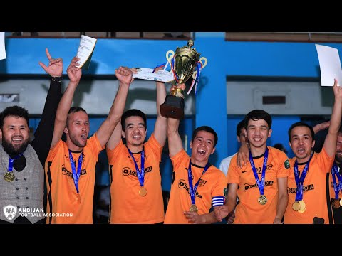 Futzal bo’yicha Andijon viloyati ikkinchi liga musobaqasining taqdirlash marosimidan videolavha