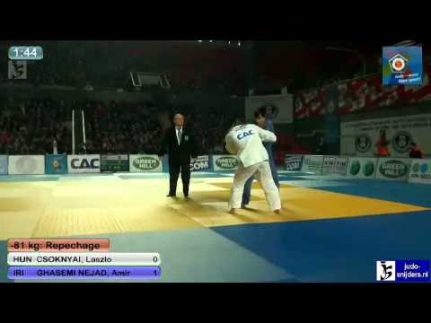 Laszlo Csoknyai (HUN) - Amir Ghasemi Nejad (IRI) [-81kg] rep