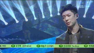 Tim - A long day(팀-하루가 길다) @SBS Inkigayo 인기가요 20121