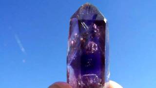 preview picture of video 'Large Brandberg Amethyst Quartz Crystal Point'