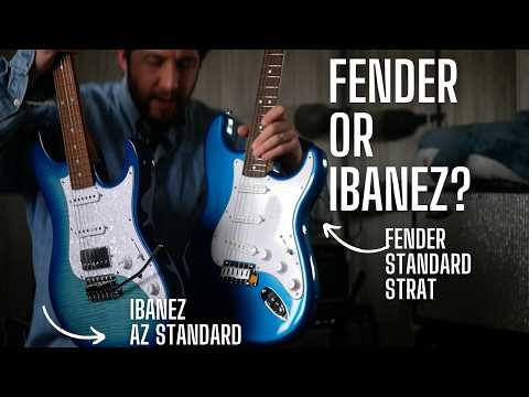 Ibanez AZ Standard vs Fender Standard Strat - This Could Be A No-Brainer...