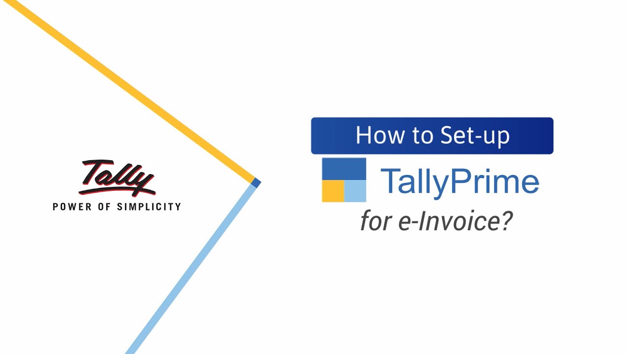 How to Set Up TallyPrime for e-Invoicing | TallyHelp