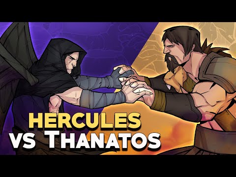 Hercules and Thanatos: A Fight for Life - Alcestis and Admetus - Mythological Comics - Webcomic