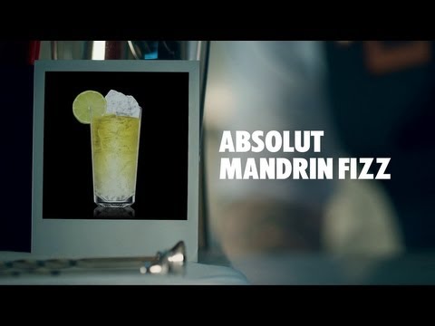 ABSOLUT MANDRIN FIZZ DRINK RECIPE - HOW TO MIX