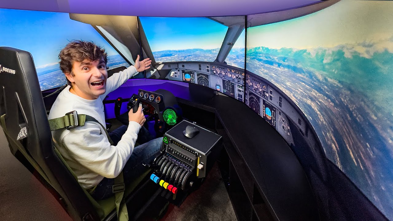 HO COSTRUITO UN MEGA SIMULATORE DI VOLO