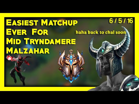 Easiest Matchup For Mid Tryndamere - HARDEST Counter Matchup In League Of Legends