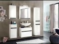 Armoire de toilette  SOL 5 articles Blanc brillant / Blanc