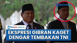 Momen Gibran Kaget saat Dengar Tembakan di Pemakaman Wapres Try Sutrisno, Prabowo Langsung Hormat