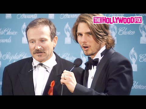 Tom Cruise Crashes Robin Williams Acceptance Speech With Gene Hackman At The People's Choice Awards