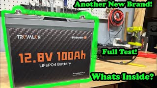 Travelux 100Ah 12 Volt Lifepo4 Battery Review Test Teardown!  Any Good?