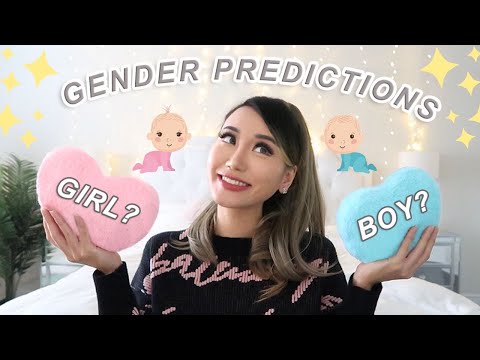 BOY OR GIRL?? 💗👶🏼💙 | Baby Gender Predictions with Old Wives Tales 🤰🏼