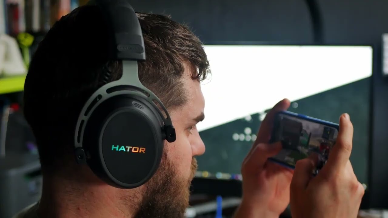 Гарнітура ігрова HATOR HYPERGANG 3 Hi-Res (ESH56) white video preview