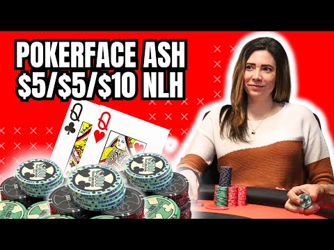 PokerFace Ash's $5/$5/$10 No-Limit Hold'em Match The Stack Cash Game - YouTube