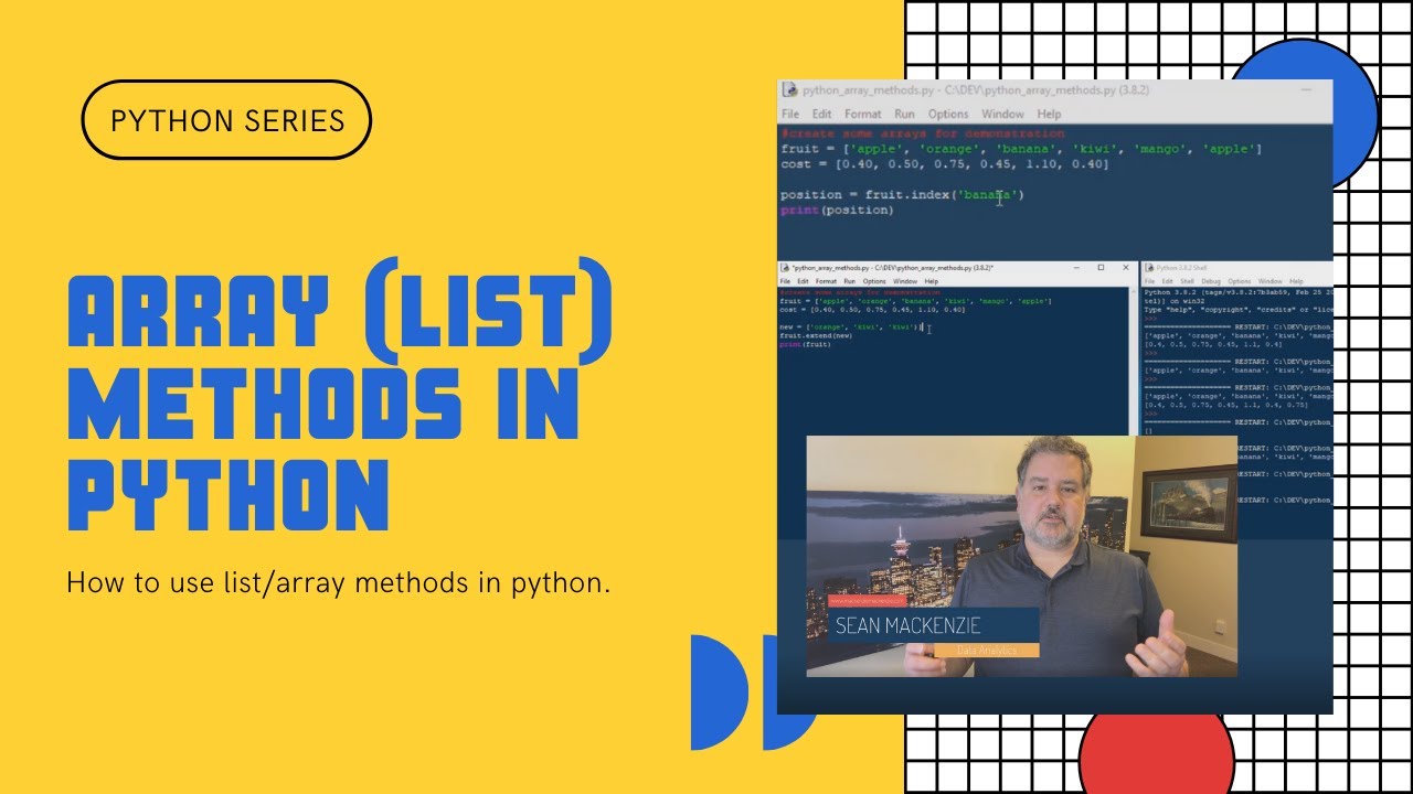 How to Use Array Methods in Python