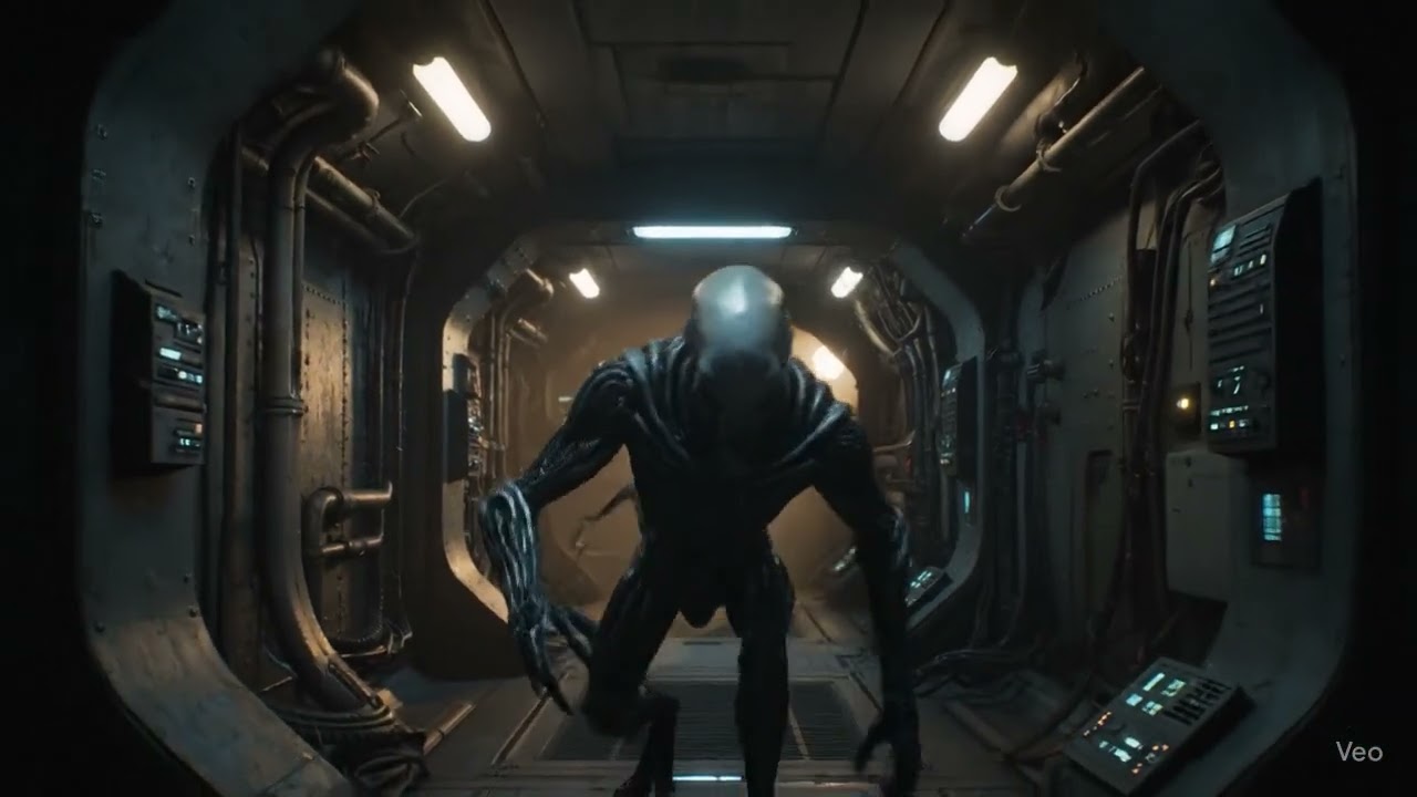 Alien Corridor Stalk POV Video 1 - YouTube