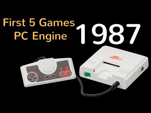 1987- All 5 Games Released for PC Engine