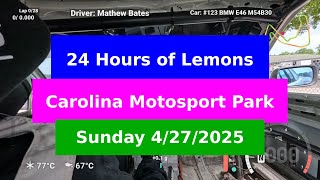 Sunday Race - Matt @ CMP 2025 - 24hrs of Lemons