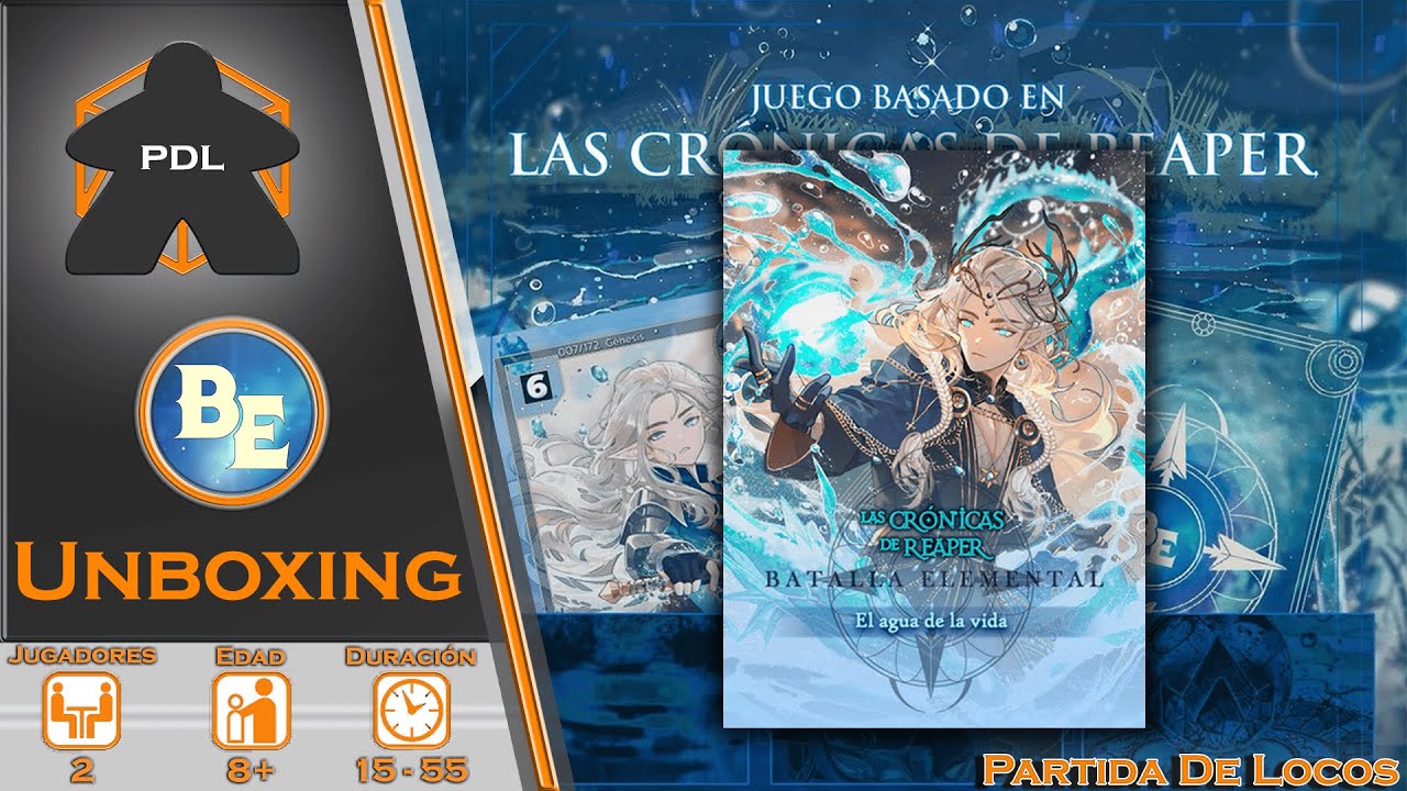 Batalla Elemental mazo El Agua de la Vida | Unboxing | Ezequiel Rage | Partida de Locos |