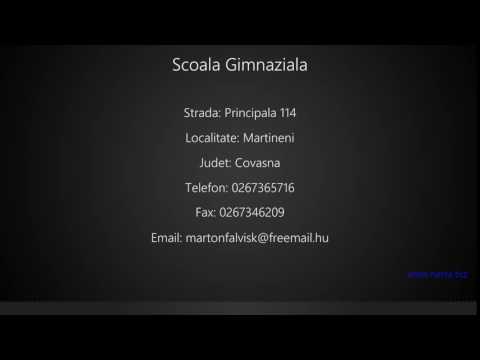 Scoala Gimnaziala Martineni