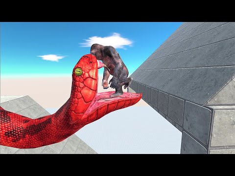 Titanoboa Head Eats Units - Animal Revolt Battle Simulator