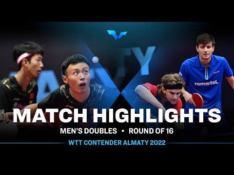 Xu Haidong/Liang Yanning vs Cristian Pletea/Rares Sipos | MD | WTT Contender Almaty 2022 (R16)