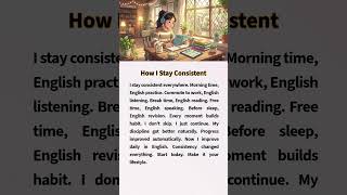How I Stay Consistent  | Learn English #shorts #english #englishreading #englishgrammar #viralshorts