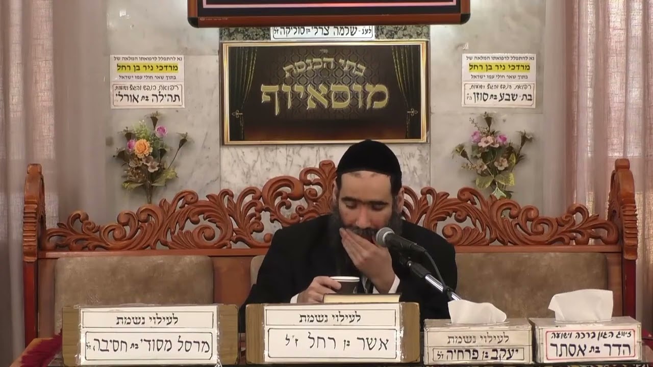 הרב ישראל שרת | פרשת ויחי | מוסאיוף