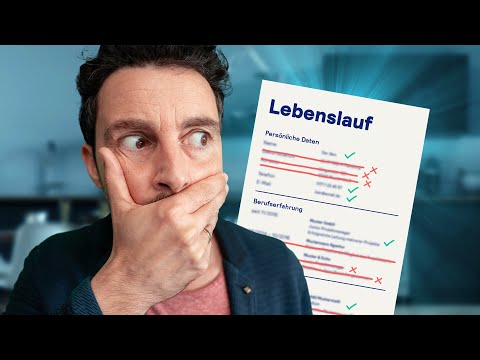 LEBENSLAUF schreiben: Das gehört (NICHT) rein 📝