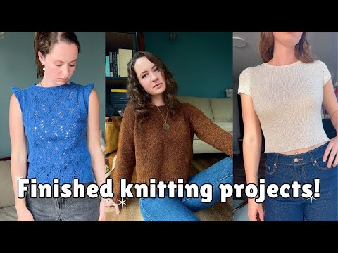 E26. Knitting Podcast ~ Everything I have made so far in 2025!  Quick mid-year knitting re-cap :)