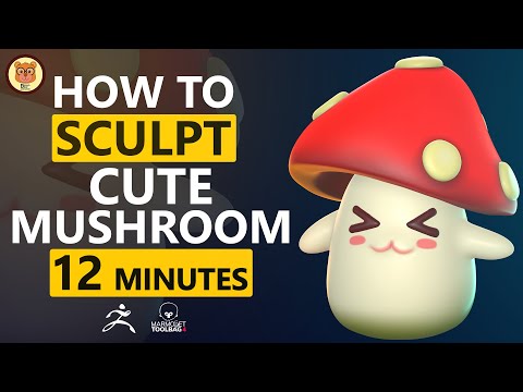 Learn Sculpting Cute Character in 12 Minutes for ABSOLUTE BEGINNERS in ZBRUSH by BrownBearAnimation