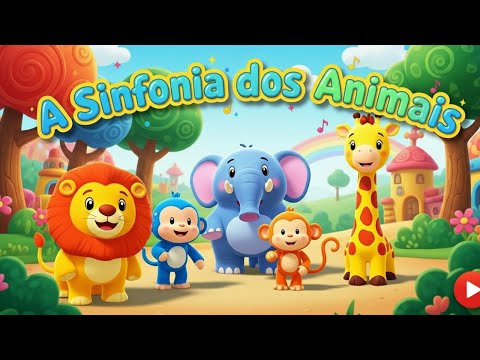 Sons dos Animais: A Sinfonia 🦁🦆 | Kids e Gab | Músicas Infantis