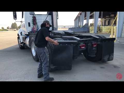 BettsHD's Spring Loaded Mud Flap Hangers in Action