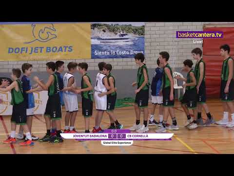 U14M - JOVENTUT vs CB CORNELLA. Torneo Internacional Infantil GLOBASKET 2019 (BasketCantera.TV)