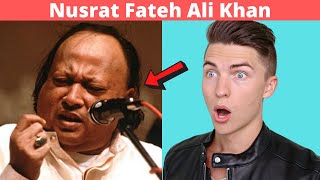 VOCAL COACH Justin Reacts to Legendary Ustad Nusrat Fateh Ali Khan