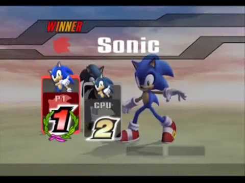 Brawl Hack  Animation - SA2 Sonic Winning Animation