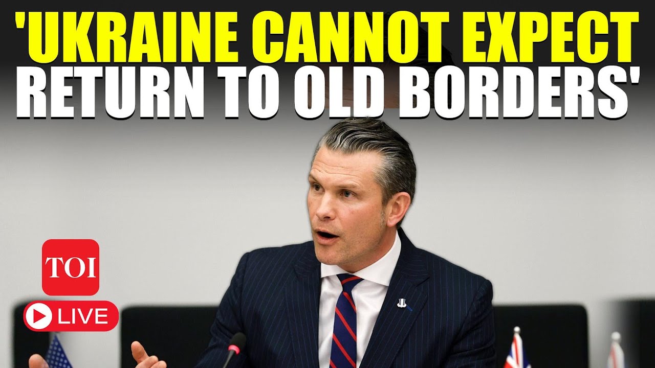 LIVE | Pete Hegseth Says Ukraine Cannot Expect Return To Old Borders, NATO Membership' | NATO Summit