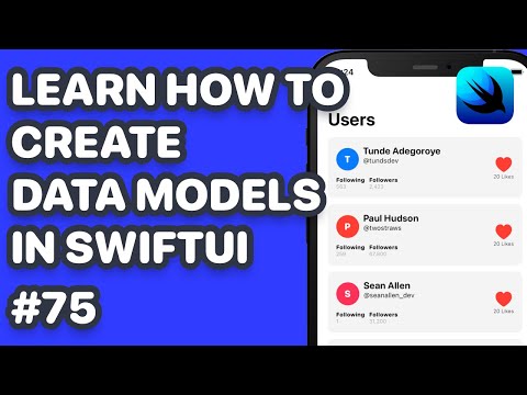 Easy ways to create custom data models in SwiftUI (How to create custom data models in SwiftUI) thumbnail