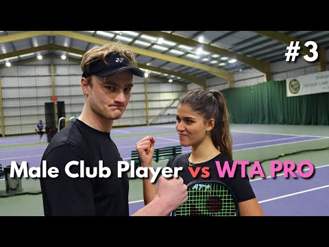 Male Club Player vs Female Pro - Tiebreak to 10 (EPIC BATTLE)