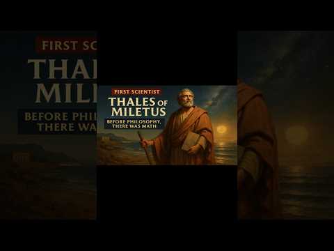 Thales of Miletus - The First Scientist #5minutesofculture #ThalesofMiletus #firstscientist