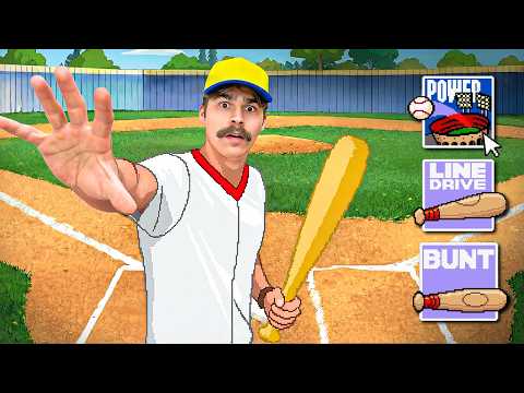 I Survived 24 Hours Inside a Baseball Video Game