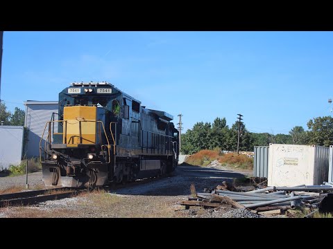 Pan am Railways AYPO departs Ayer and heads to Rigby Yard in Portland, ME