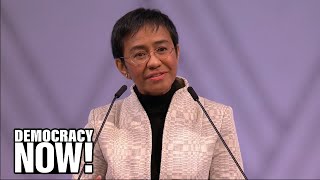 “Hold the Line”: Watch Filipina Journalist Maria Ressa’s Full Nobel Peace Prize Acceptance Speech