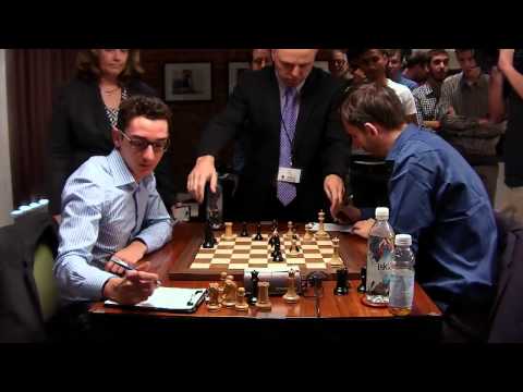 Fabiano Caruana loses on time vs Alexander Grischuk - 2015 Sinquefield Cup